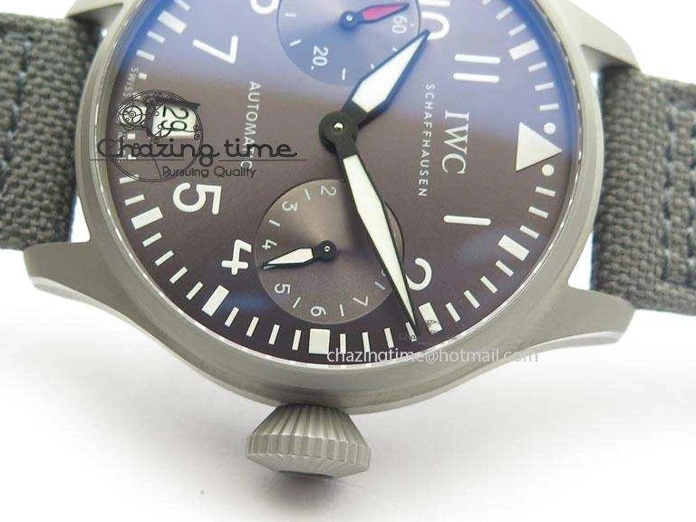 MIROTIME 0515 SunProtective Big Pilot Real PR IW500910 “Patrouille Suisse” ZF 1:1 Best Edition On Gray Nylon Strap 7278